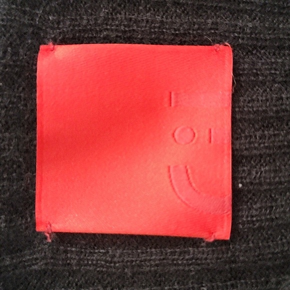 Cashmere in Love Elen Tie Front Cashmere Wool Cardigan in Black Small - Picture 4 of 5